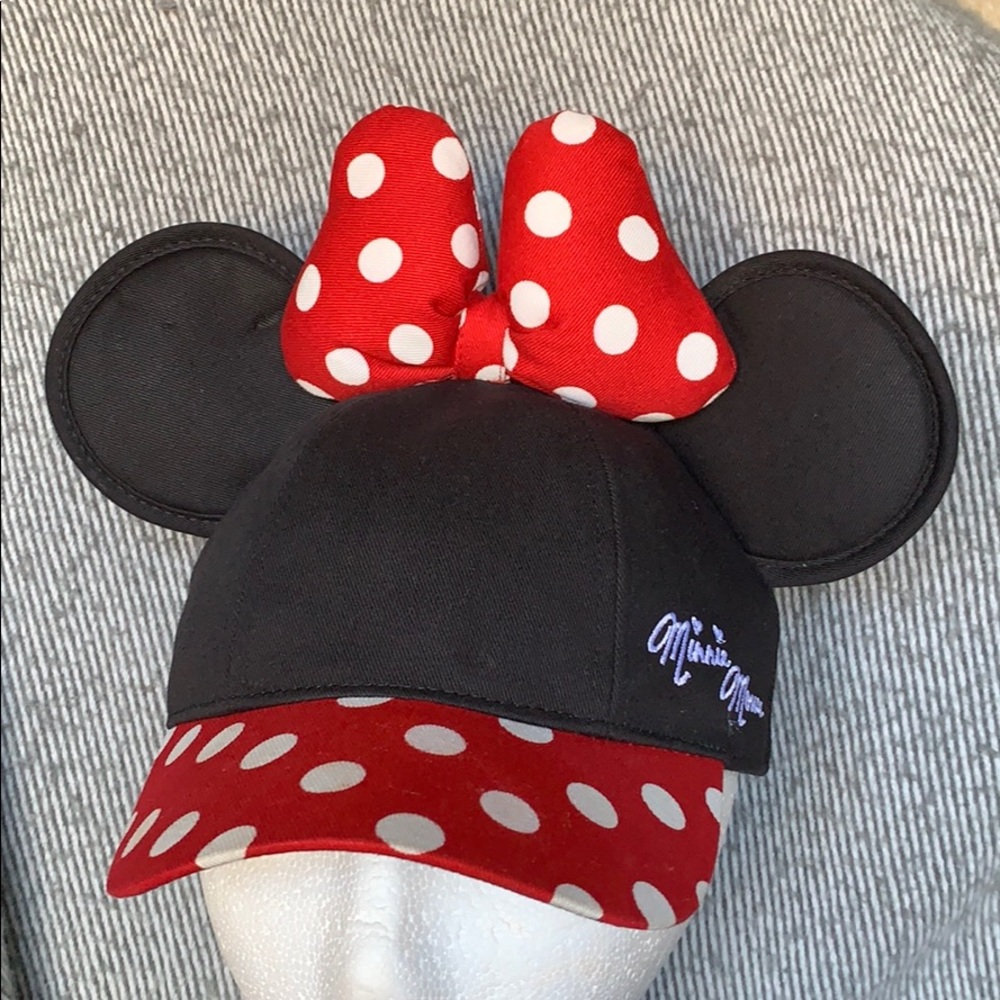 Disney Parks Minnie Mouse Hat Girls Youth SnapBack